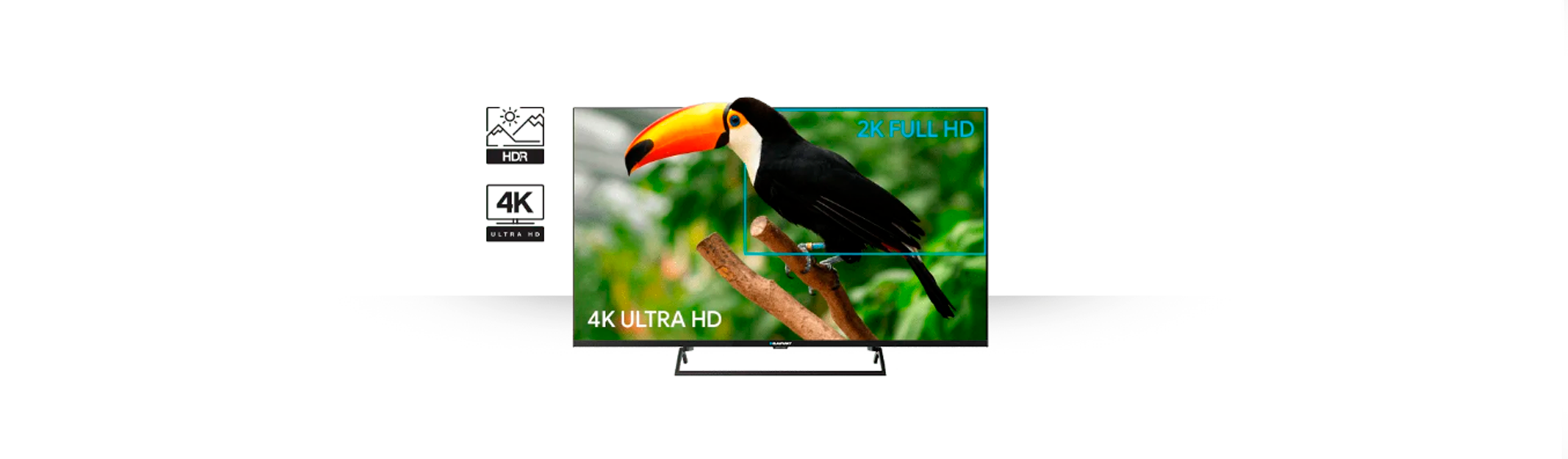 Телевізор UHD 4K Smart TV LED Blaupunkt 43UB7000