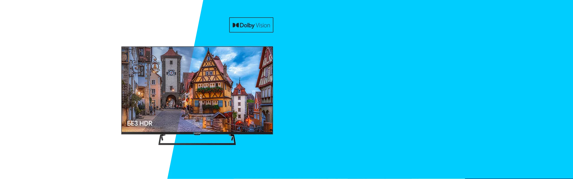Телевізор UHD 4K Android TV Blaupunkt 43UB7000