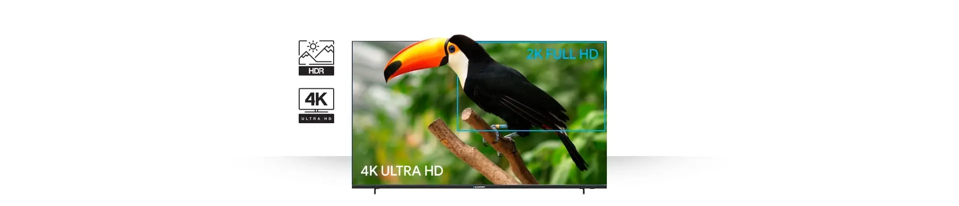Телевізор UHD 4K Smart TV LED Blaupunkt 55UB5000