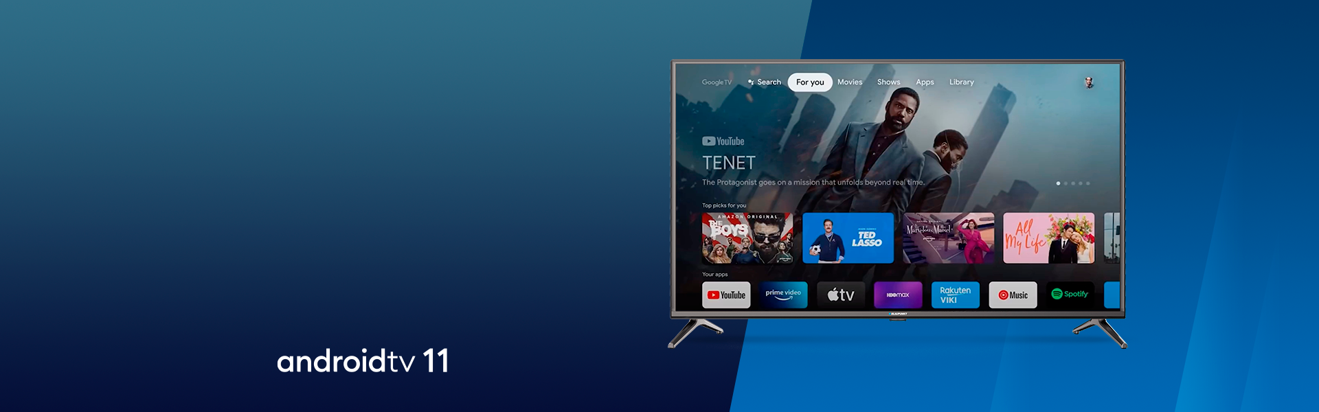 Телевизор Full-HD Android TV Blaupunkt 40FBC5000
