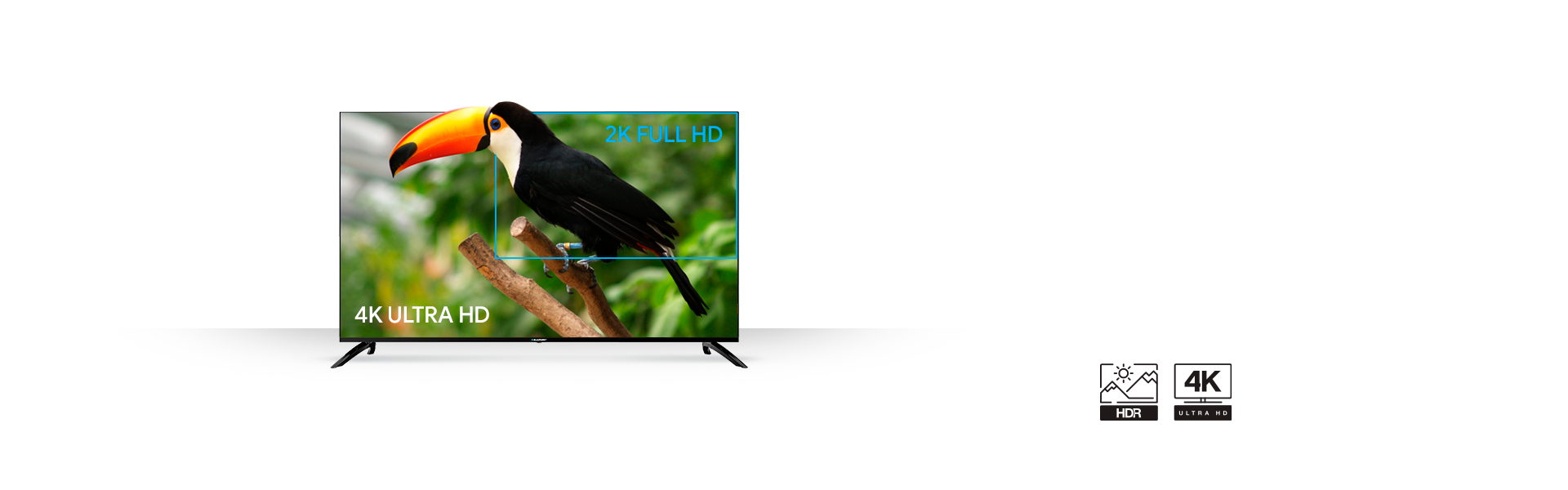 Телевізор UHD 4K Android TV Blaupunkt 65UBC6000