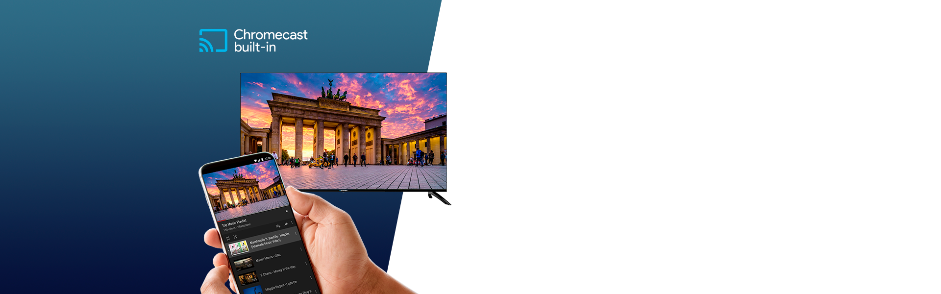 Телевизор UHD 4K Android TV Blaupunkt 55UBC6000
