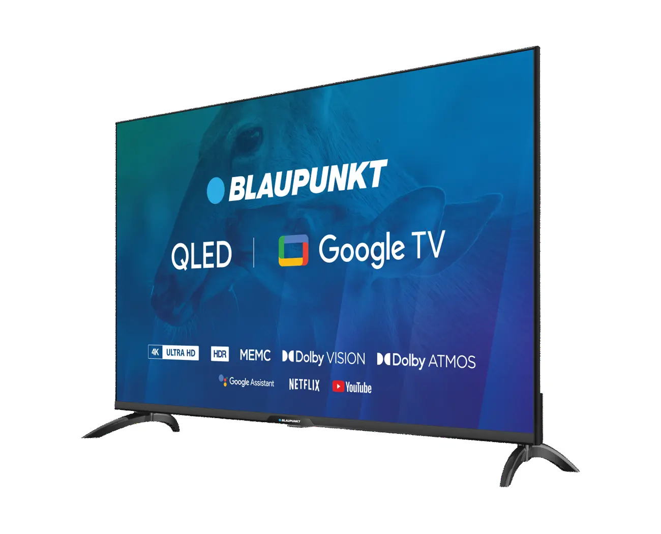 Телевізор UHD 4K Google TV Blaupunkt 43QBG7000
