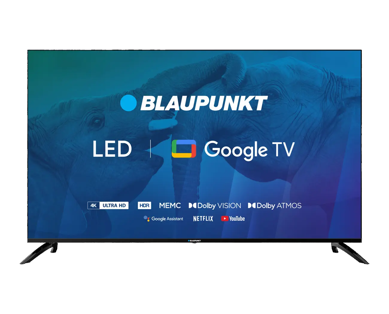 Телевізор UHD 4K Google TV Blaupunkt 55QBG7000