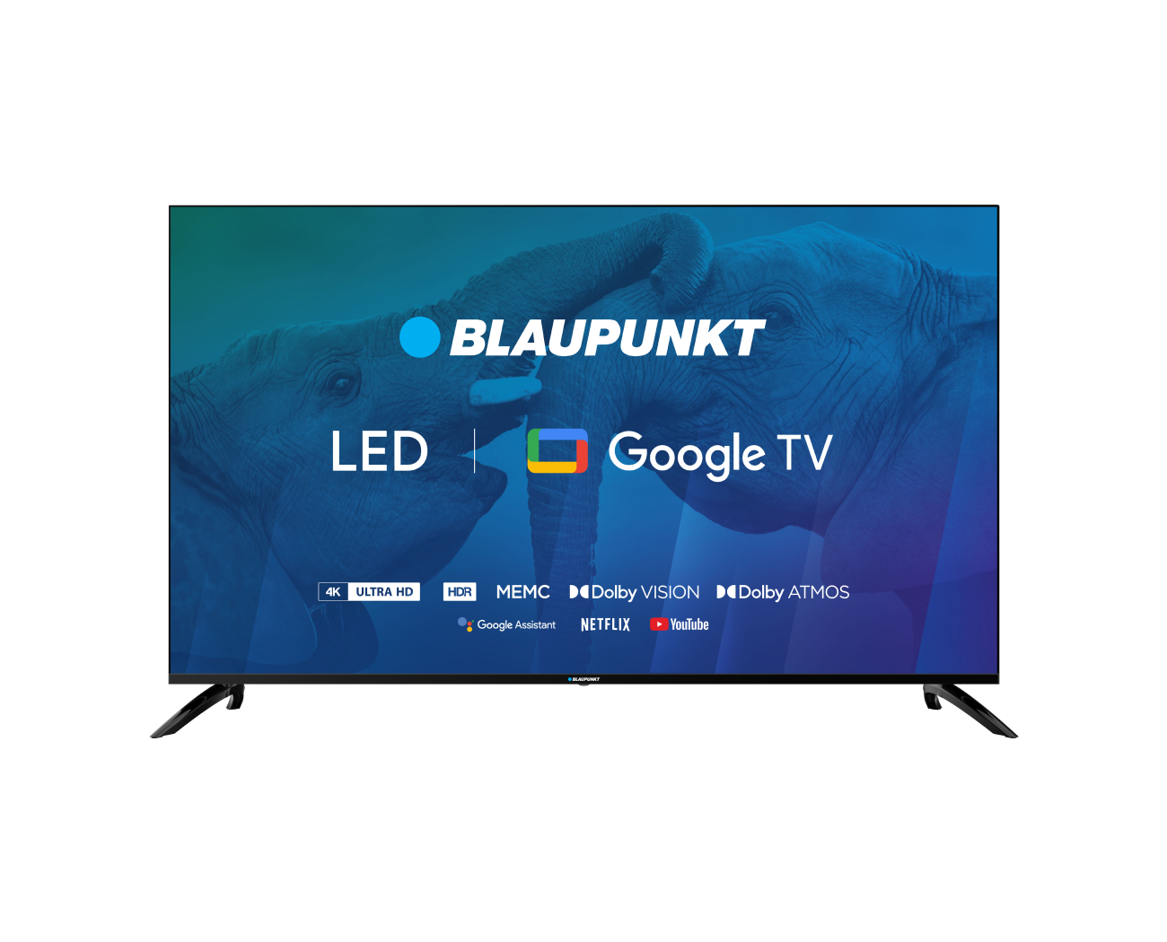 Телевізор UHD 4K Google TV Blaupunkt 55UBG6000
