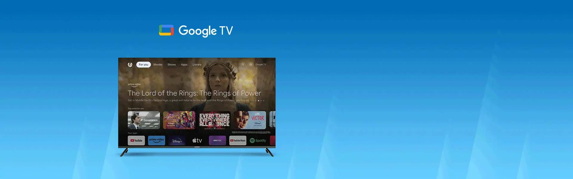 UHD 4K Google TV Blaupunkt 65QBG7000