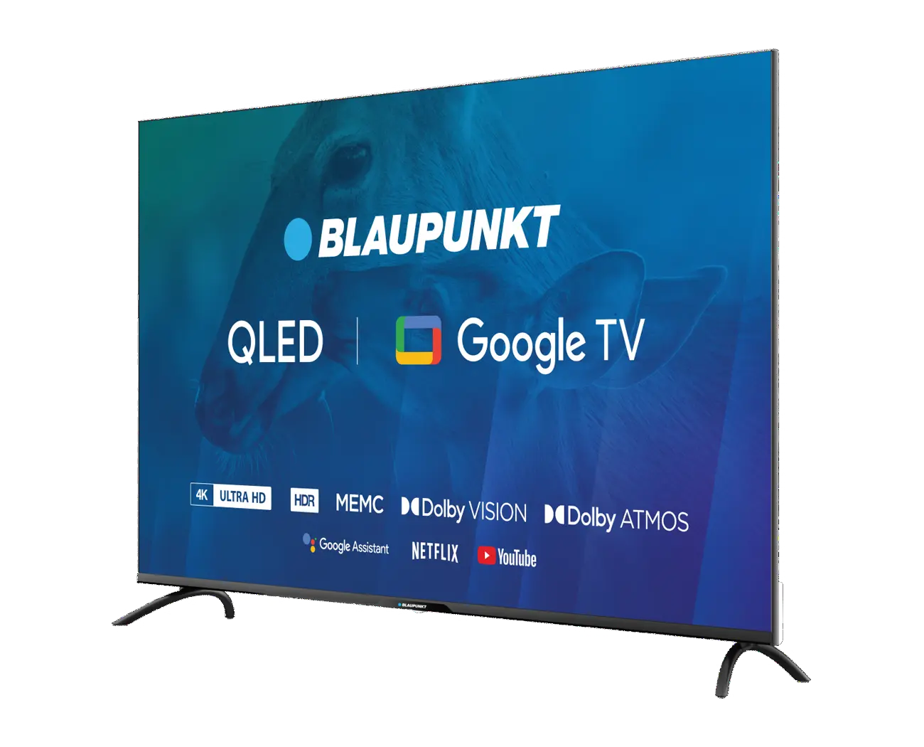 Телевізор UHD 4K Google TV Blaupunkt 65QBG7000